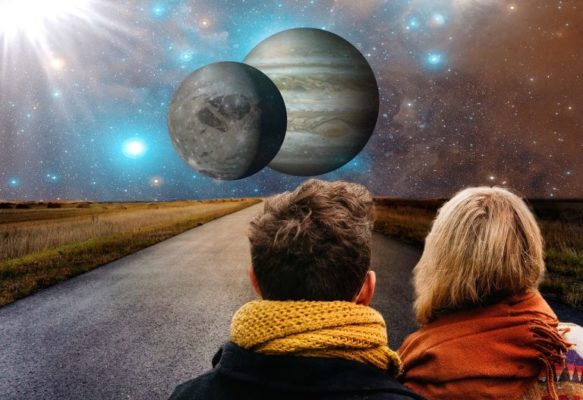 le chemin de l'univers vue par le couple